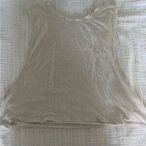 Lululemon Athletica White Tank Top